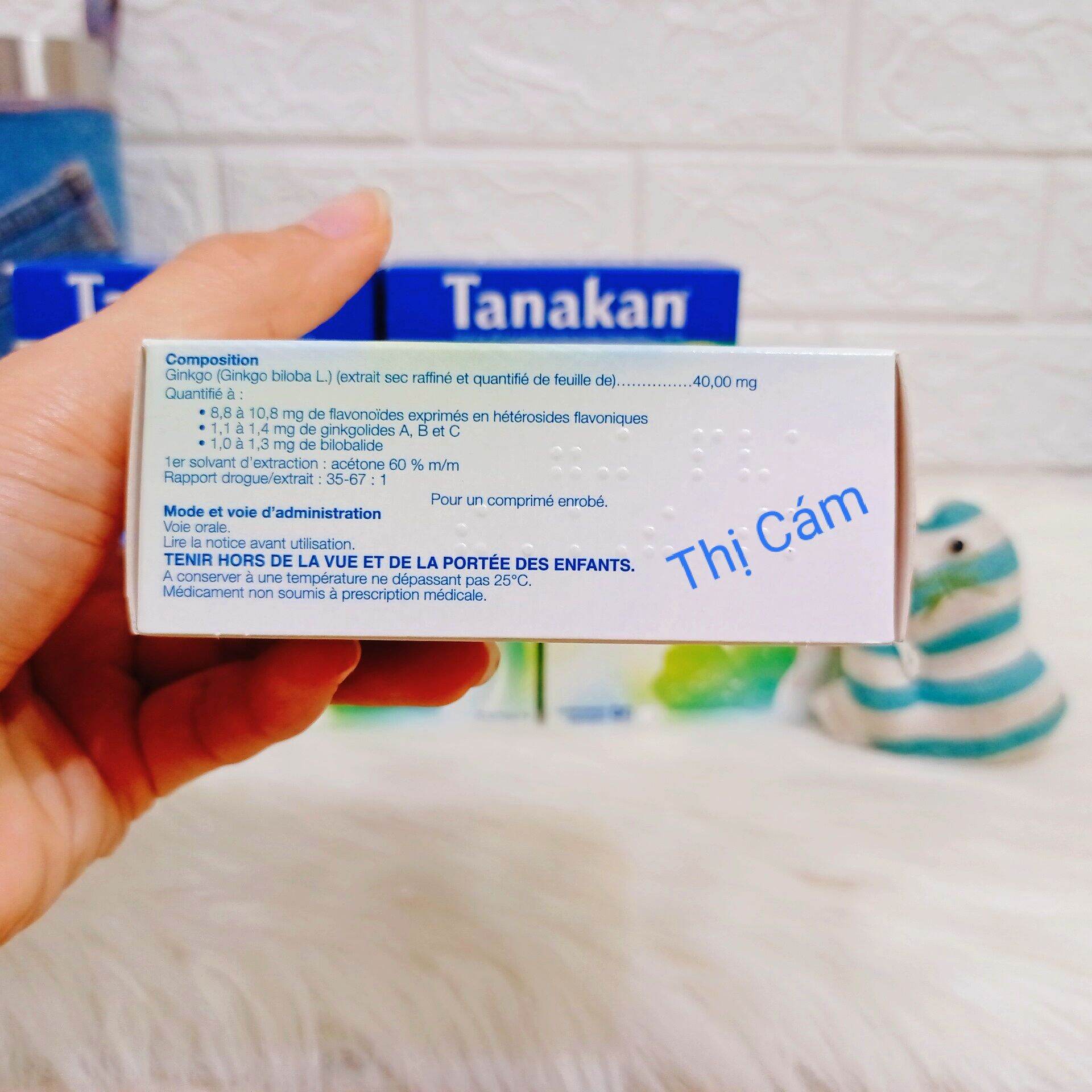 Bổ não Tanakan của Pháp