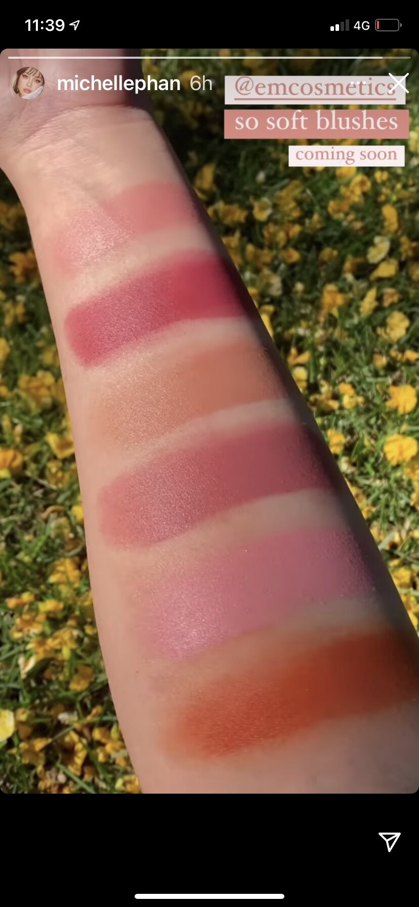 [ Sẵn ] Thỏi má hồng EM Cosmetics So Soft Blush