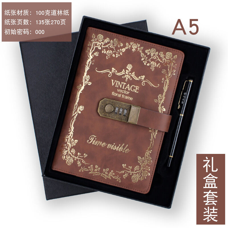 Dày Dặn Sổ Tay Nhật Ký Có Thể Khóa Theo Phong Cách Châu Âu Cổ Điển Dành Cho Bé Gái Người Lớn Sinh Vi