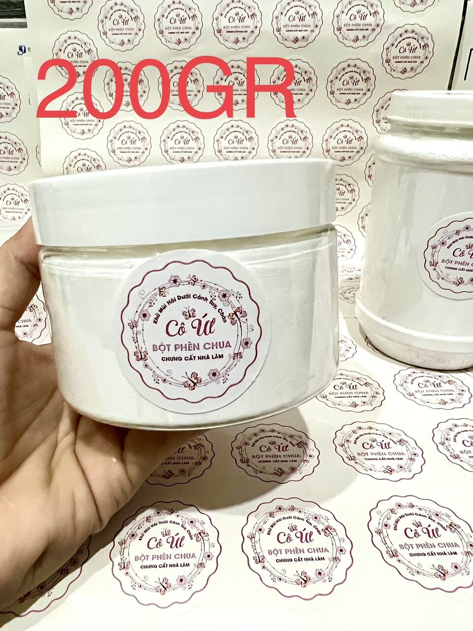  BỘT PHÈN CHUA CHƯNG CẤT NGUYÊN CHẤT PHÈN PHI KHỬ MÙI HÔI DƯỚI CÁNH TAY CHÂN 