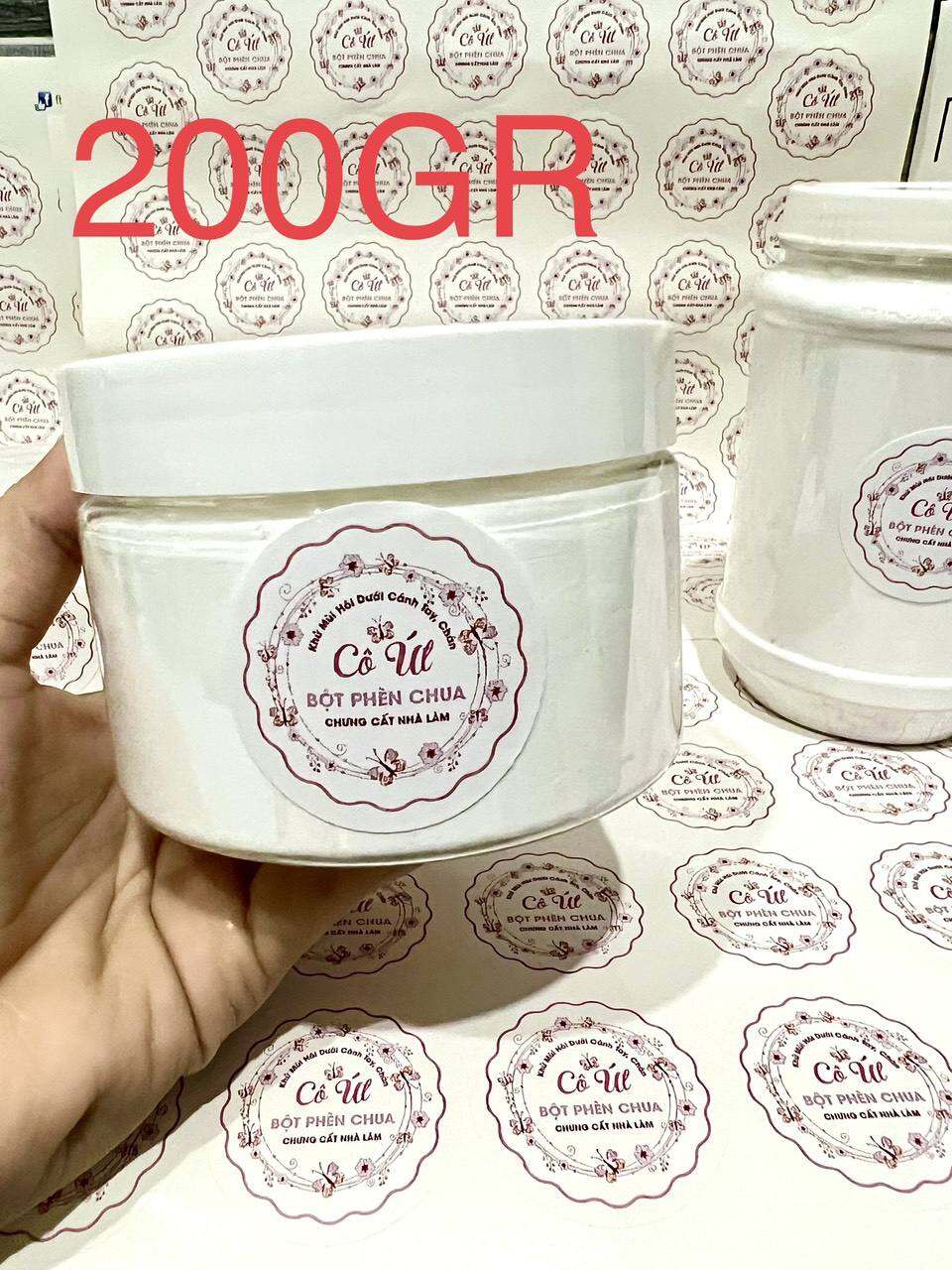 BỘT PHÈN CHUA CHƯNG CẤT NGUYÊN CHẤT PHÈN PHI, KHỬ MÙI HÔI DƯỚI CÁNH TAY, CHÂN