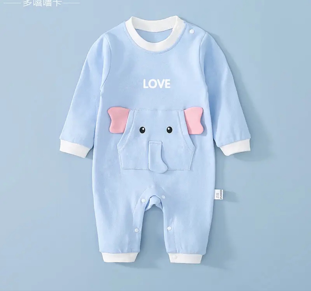 body yếm gấu cotton cho bé