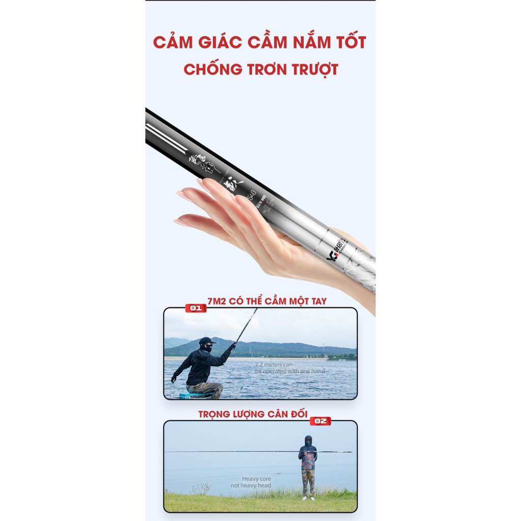 Cần Câu Tay Săn Hàng YG Max X2