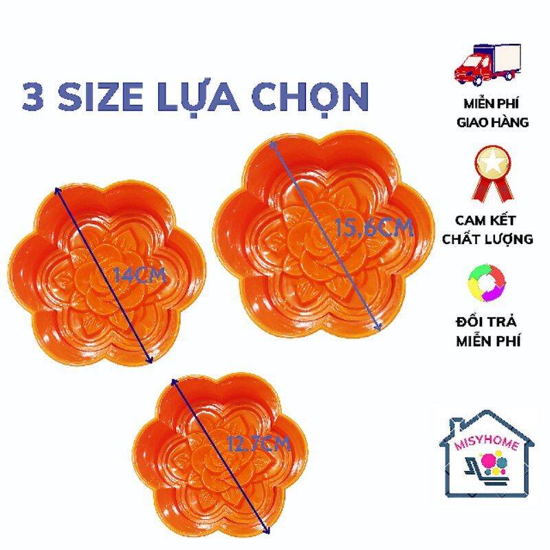 khuôn xôi hoa có 4 cỡ size lựa chọn