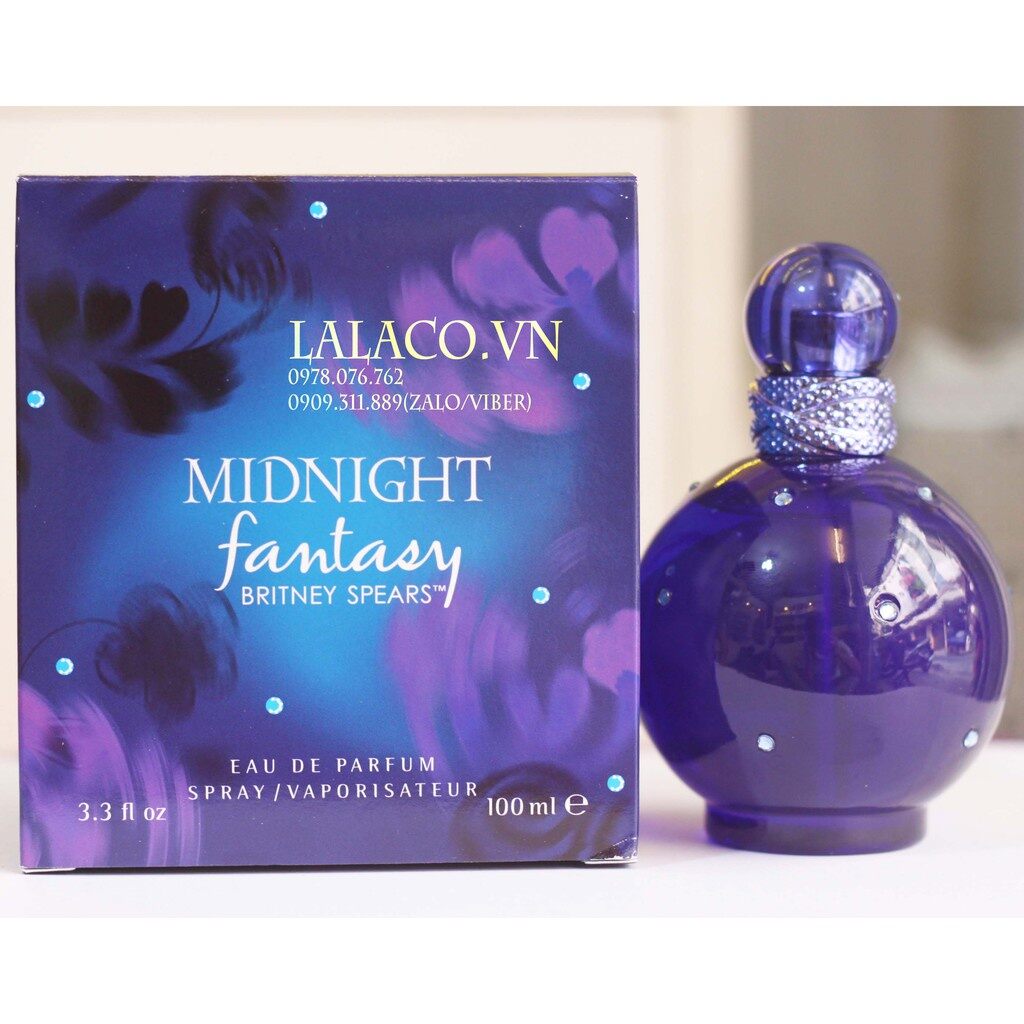✅Nước Hoa Nữ Midnight Fantasy Britney Spears EDP 100ml, Nước Hoa lưu hương quyến rũ - Belle