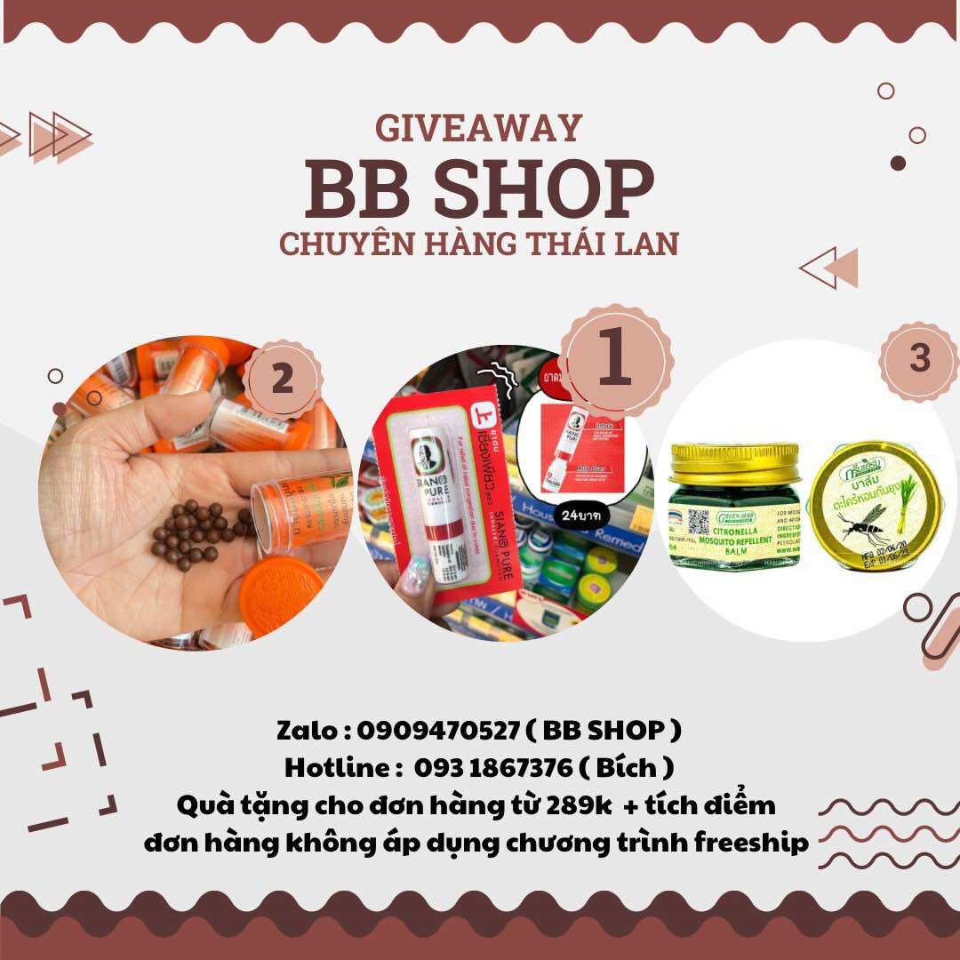 Combo 3 tặng 1 món cho đơn hàng từ 289k