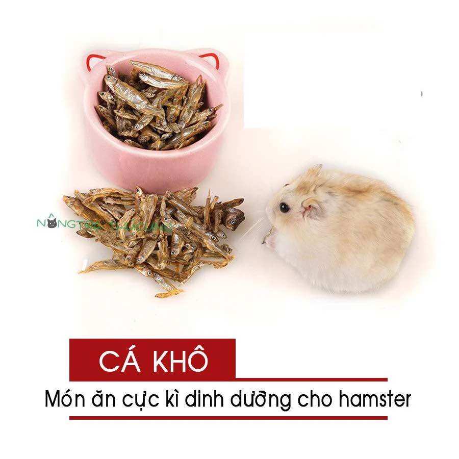 Thức Ăn Hải Sản Tôm Cá Khô Hamster Nhím Sóc