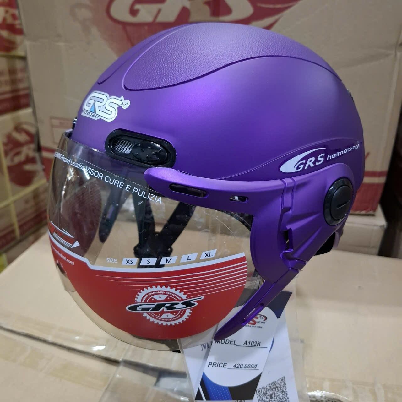 nón bảo hiểm GRS 102K an toàn chăc chắn
