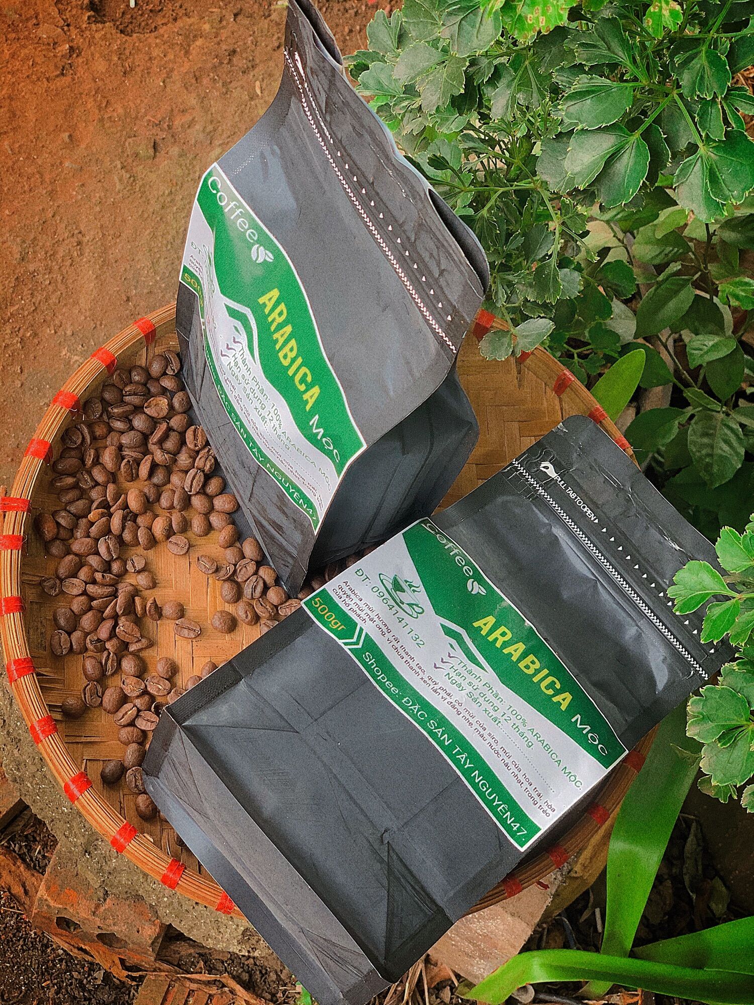 500g_Cafe Arabica Chế Biến Ướt