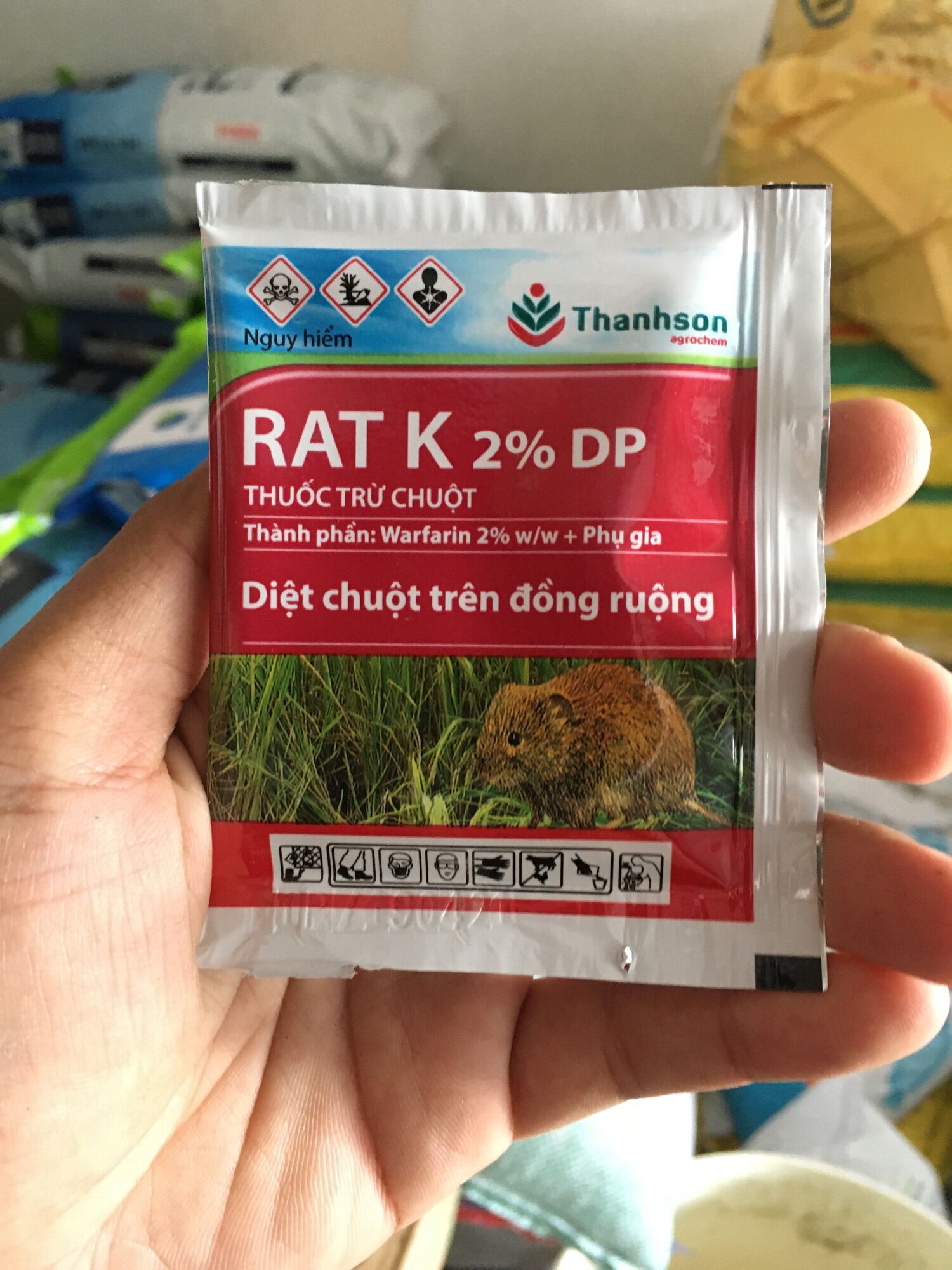 Rat k diệt chuột dạng bột công ty hoá nông
