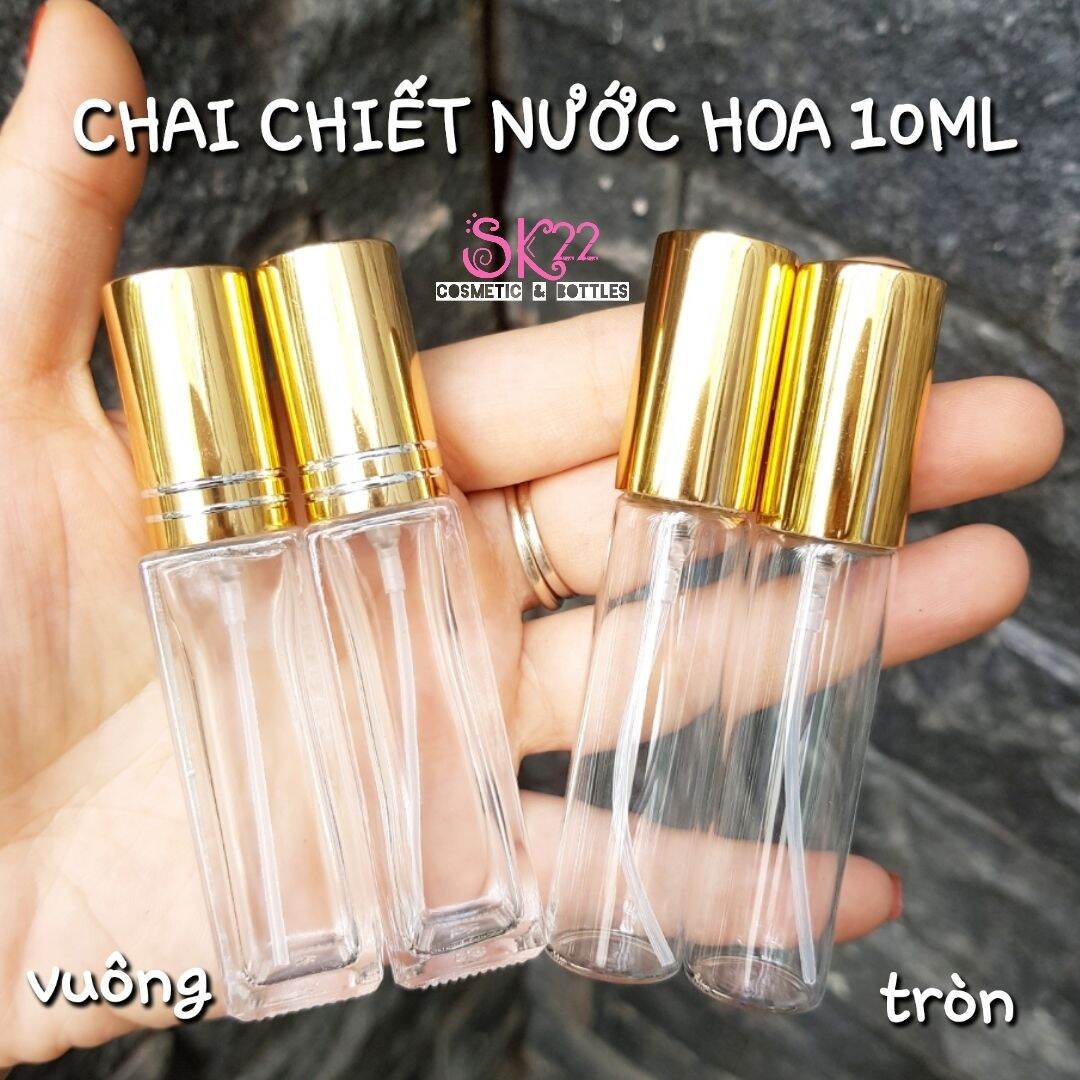 CHAI CHIẾT NƯỚC HOA 10ML/20ML VUÔNG/TRÒN