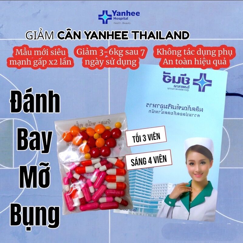 Giảm cân cấp tốc Diet Vip Plus Yanhee giảm mạnh thái lan