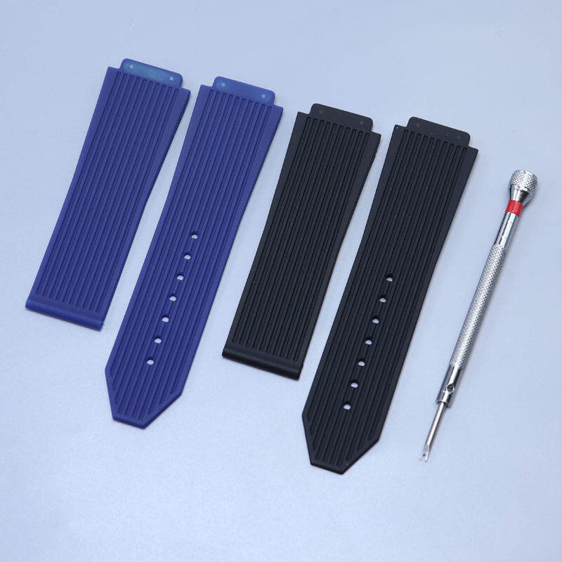 Dây Đồng Hồ Đeo Tay Thích Hợp Dùng Cho Đồng Hồ Đeo Tay Nam Hublot HUBLOT Dây Đồng Hồ Đeo Tay Silicon Mềm Mại 26*19Mm
