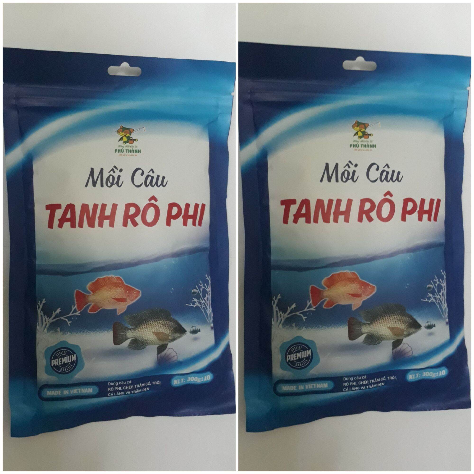 Mồi Câu Cá Phú Thành TANH RÔ PHI (gồm 2 gói),Vị mồi chuyên dùng để câu Cá Rô Phi