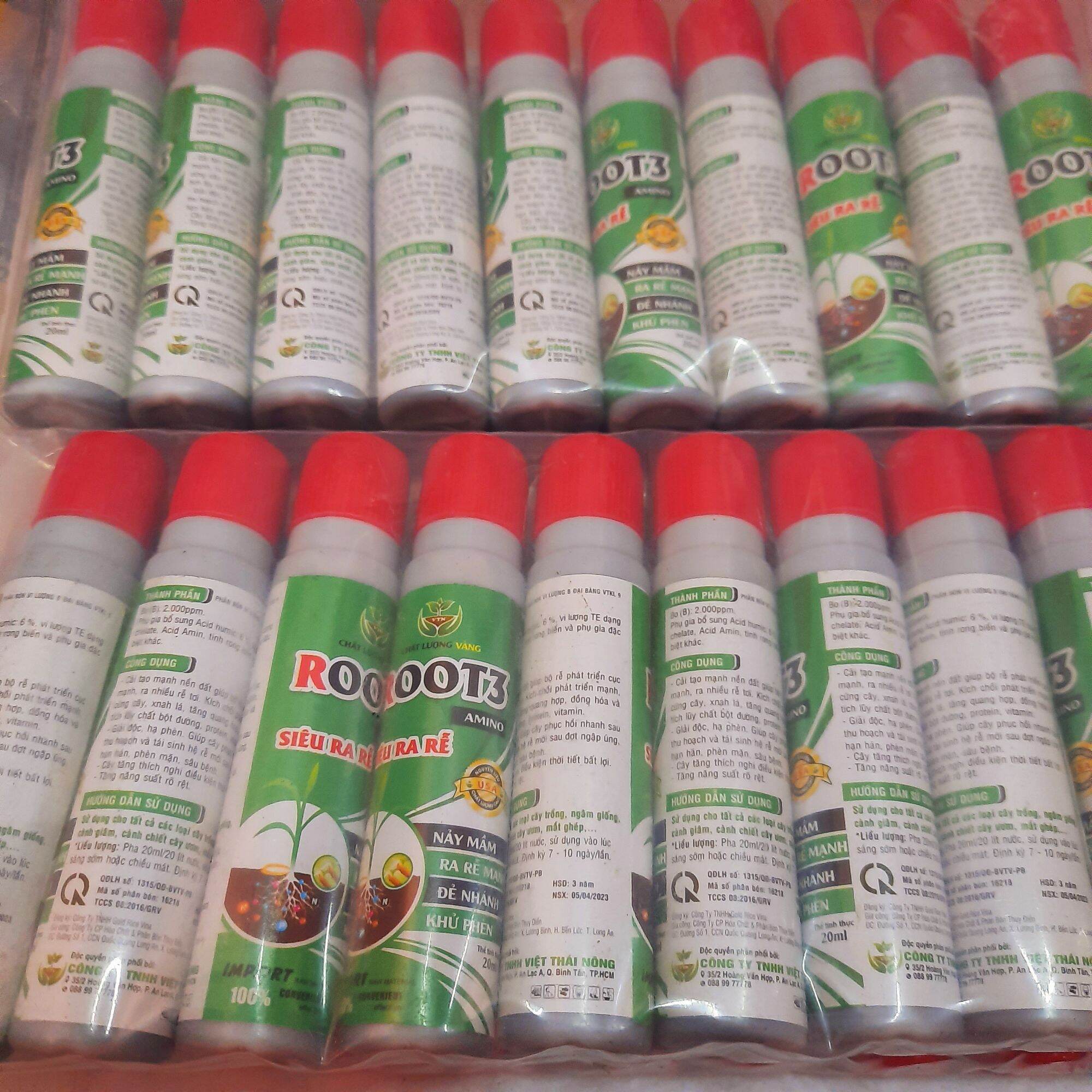 Siêu ra rễ ROOT 3 chai 20ml nảy mầm, ra rễ, đẻ nhánh