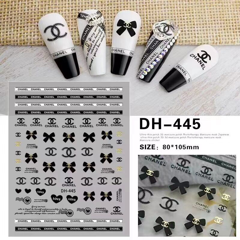 Sticker DH 445 trang trí móng nail