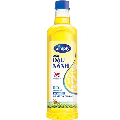 Dầu đậu nành simply 1l