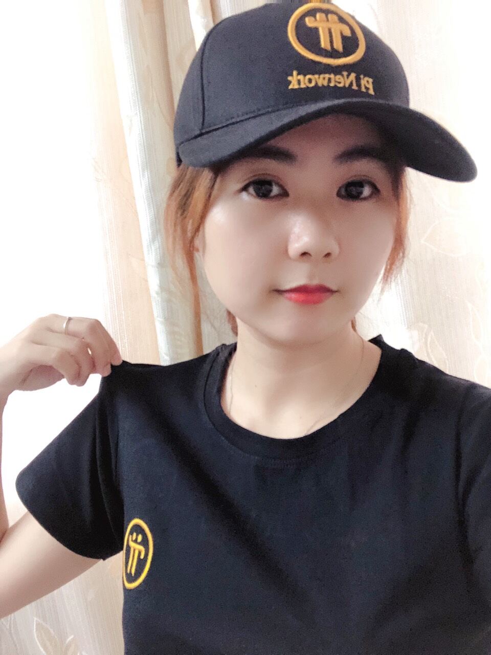 Nón lưỡi trai Thêu Logo Pi Network  Cực kỳ Cao Cấp
