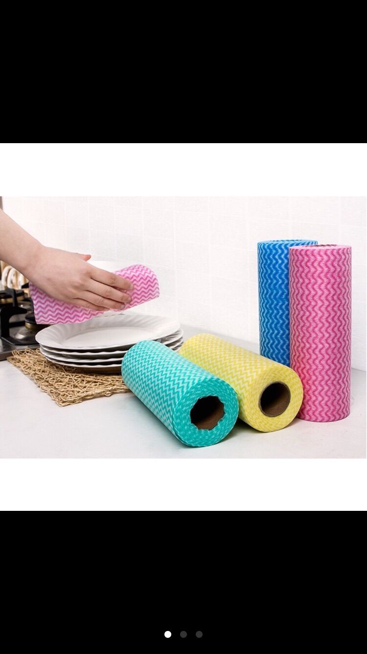 Giấy Lau Bếp Bằng Vải Không Dệt.