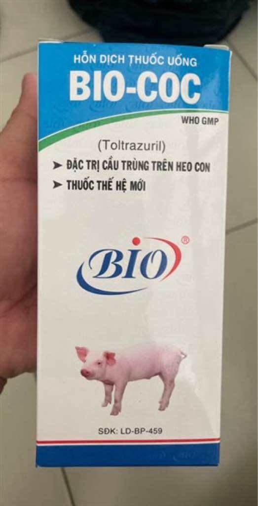 Bio COC chai 150ml tiêu chảy cầu trùng heo gà thỏ
