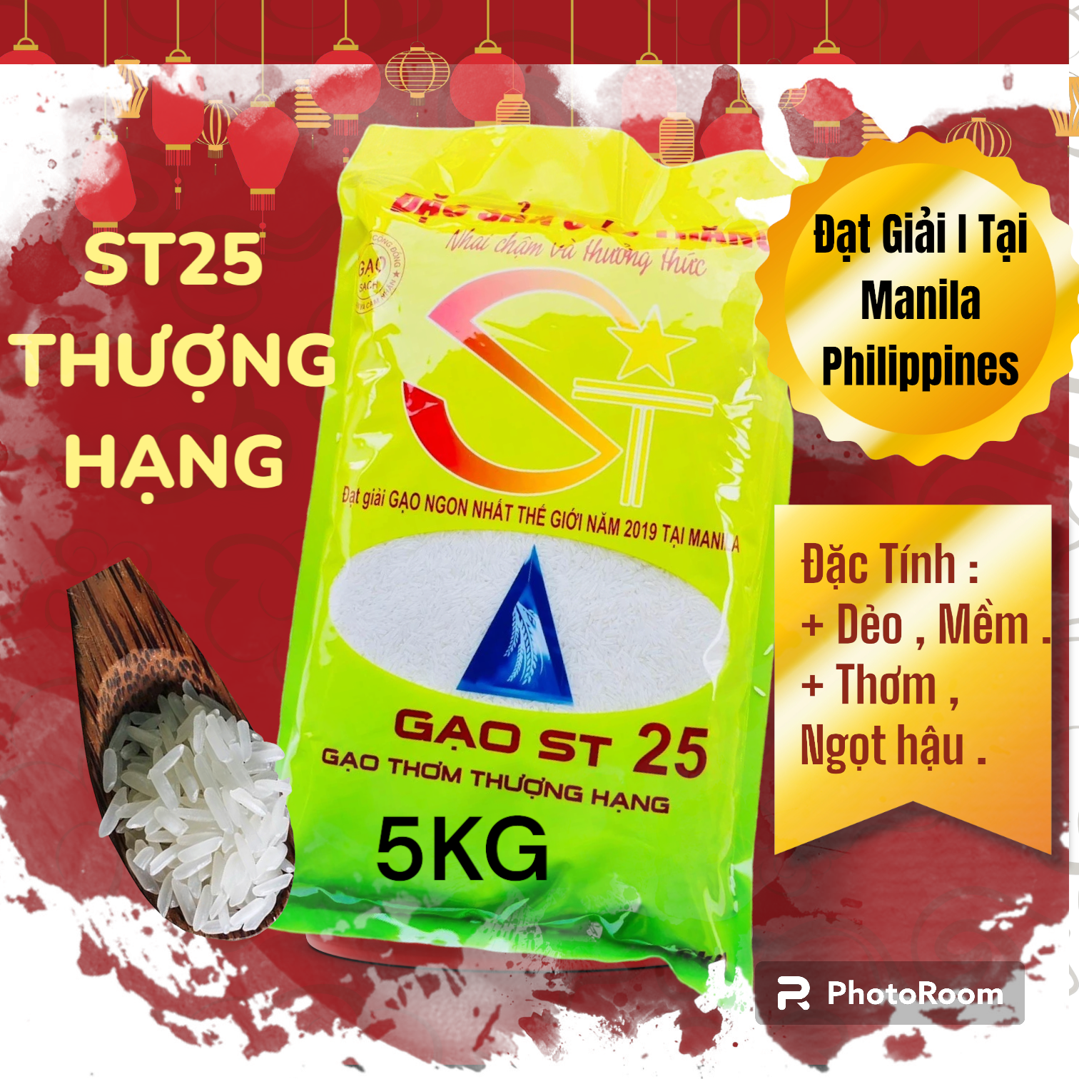 Gạo ST25 Túi 5Kg