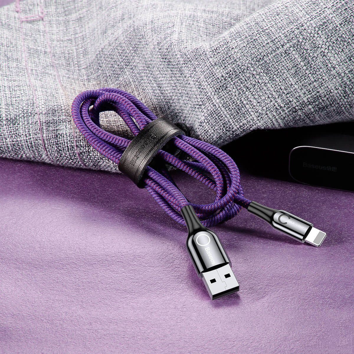 Cáp Lightning Baseus tự ngắt CALCD-01