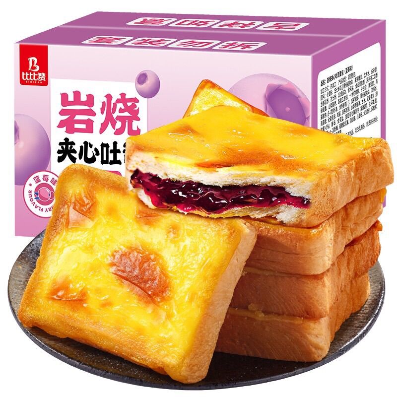 Bánh mì Phomai nhân Việt Quất thùng 800g