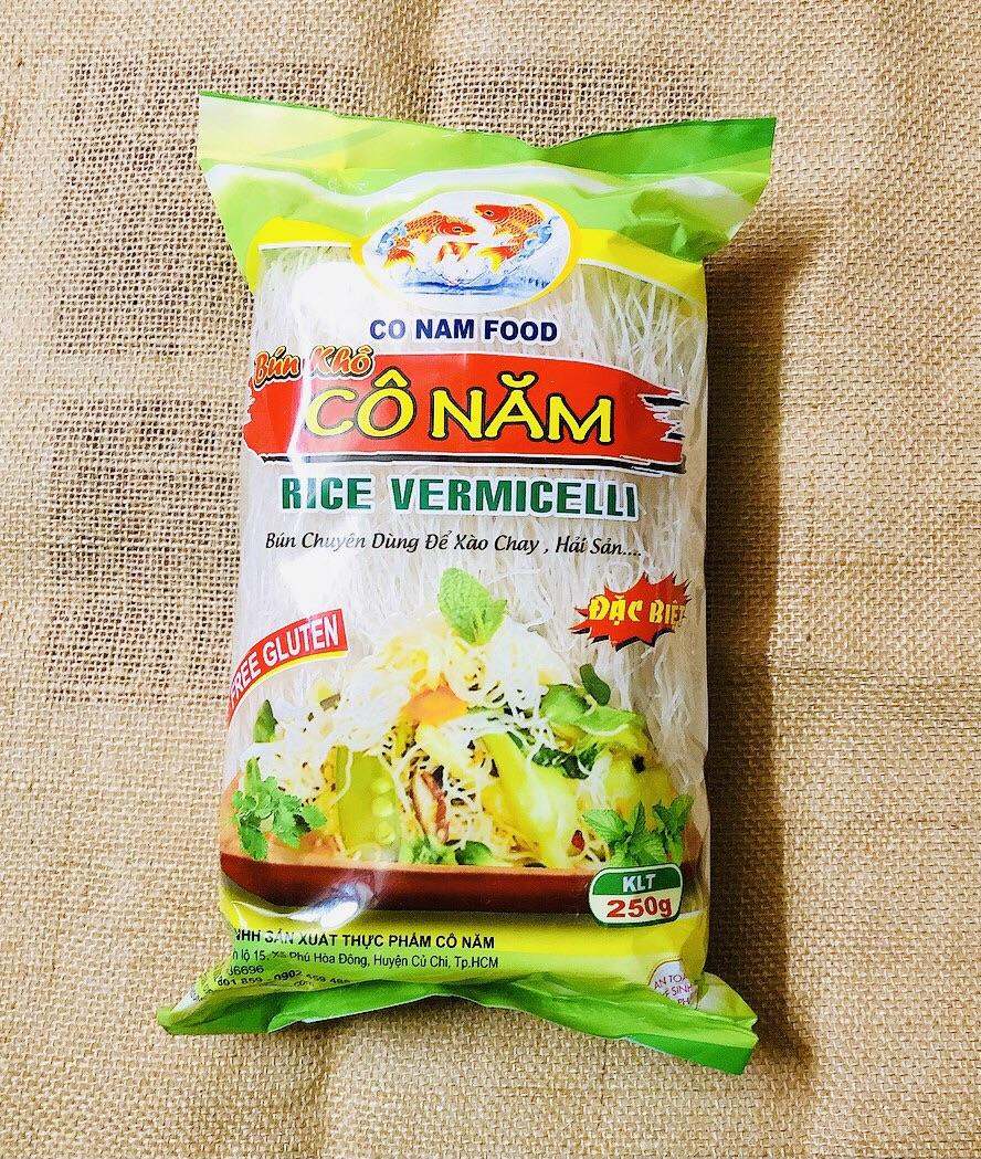 Bún gạo khô sợi mini gói 250g chuyên dùng để xào chay, xào Hải sản,dùng chung với #búnbò #bún #riêu #búngiòheo #búnnuớclèo #búnchảgiò