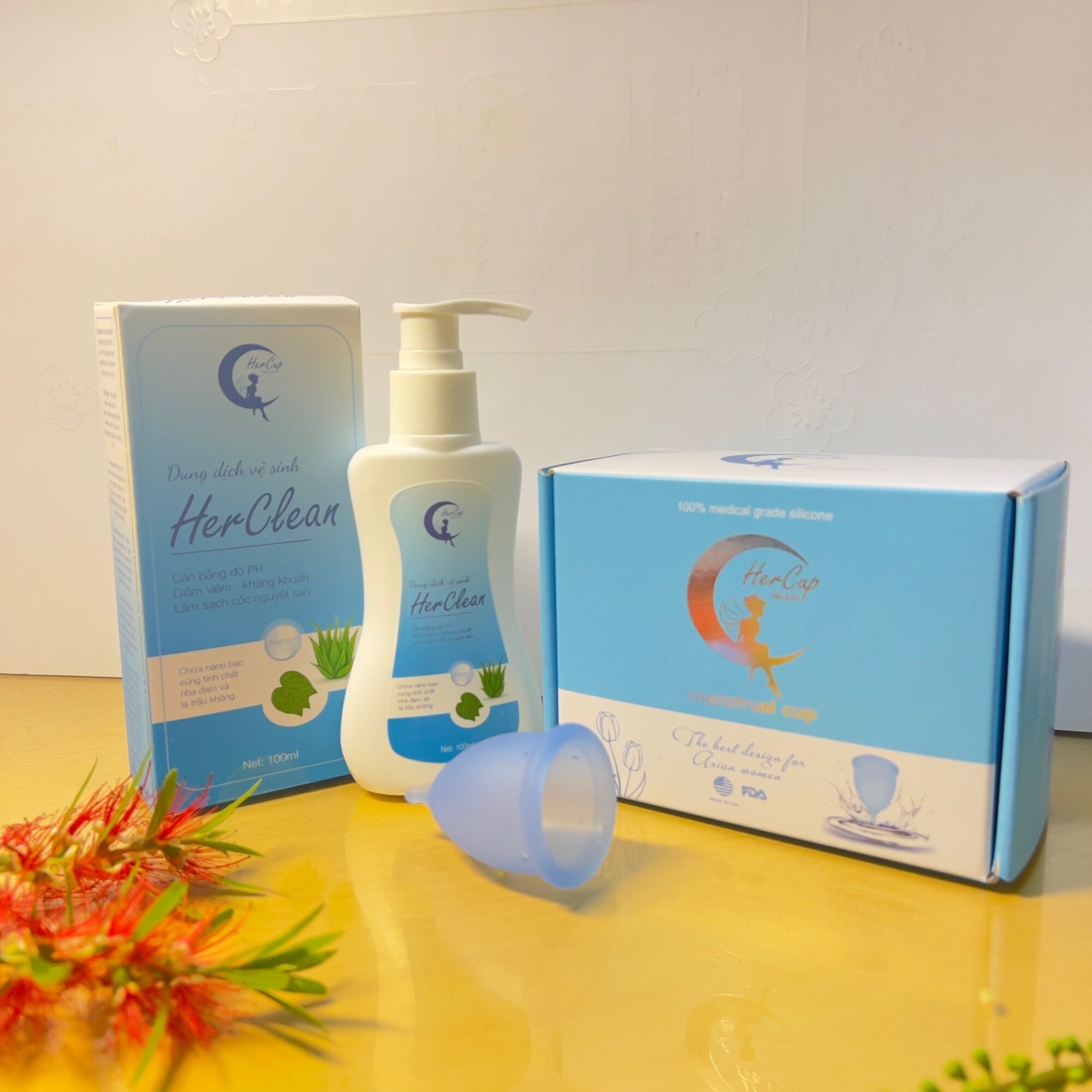 Cốc Nguyệt san Hercup Made in USA
