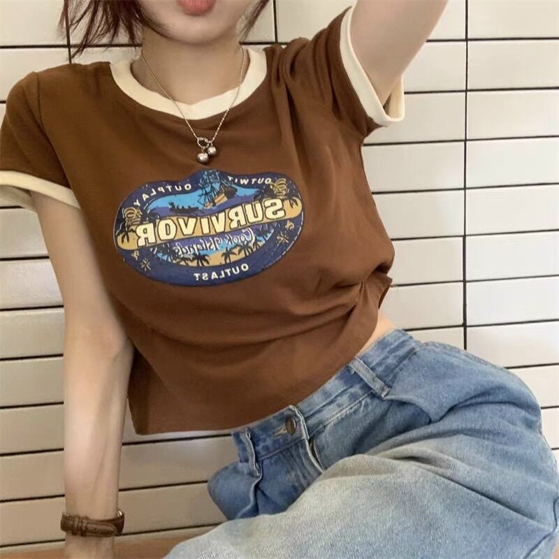 Áo croptop SUVIVOR BG