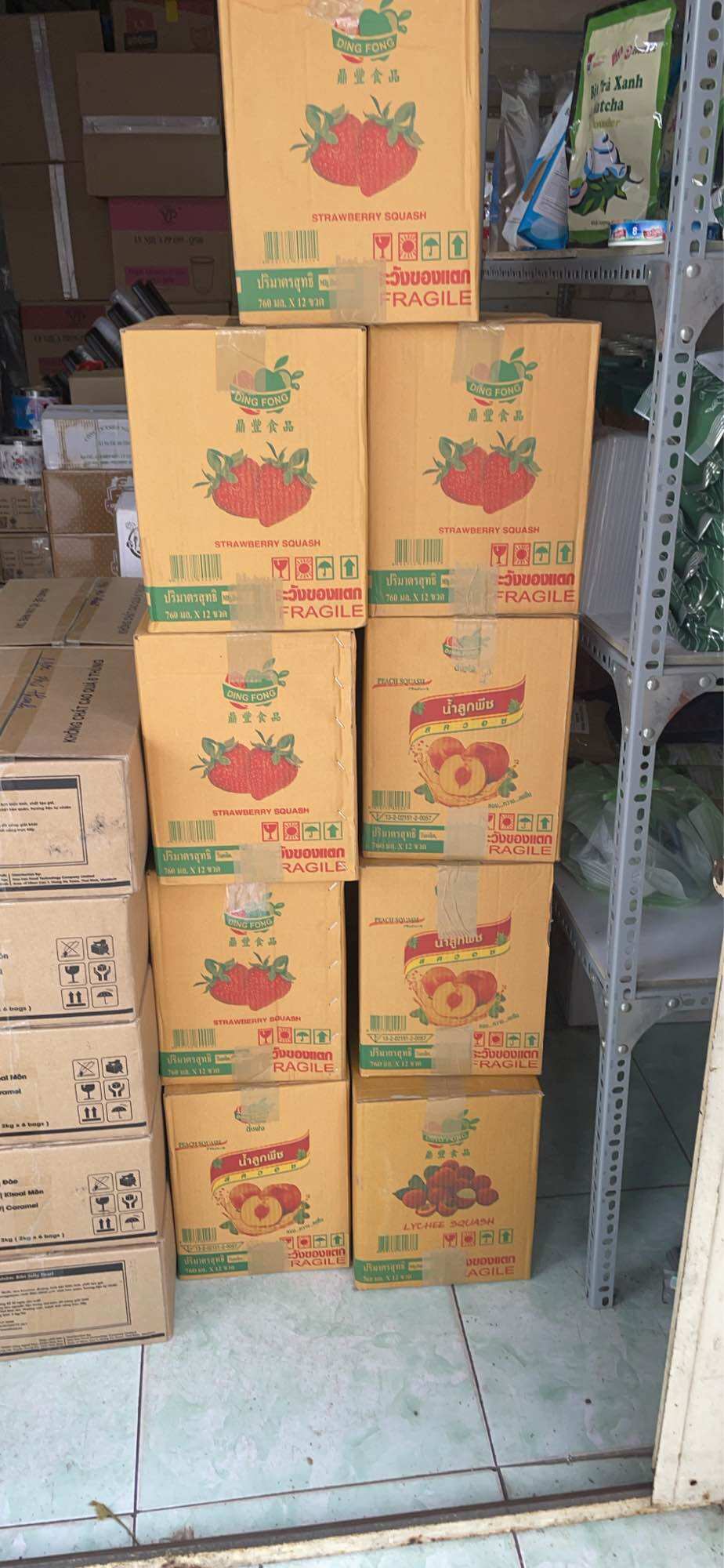 Siro Dingfong Chai 760ml Đủ Mùi