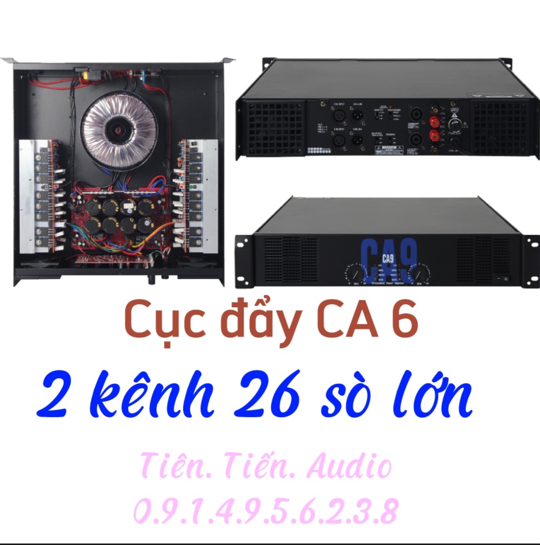 Cục đẩy 2 kênh 26 sò Toshiba lớn chính hãng