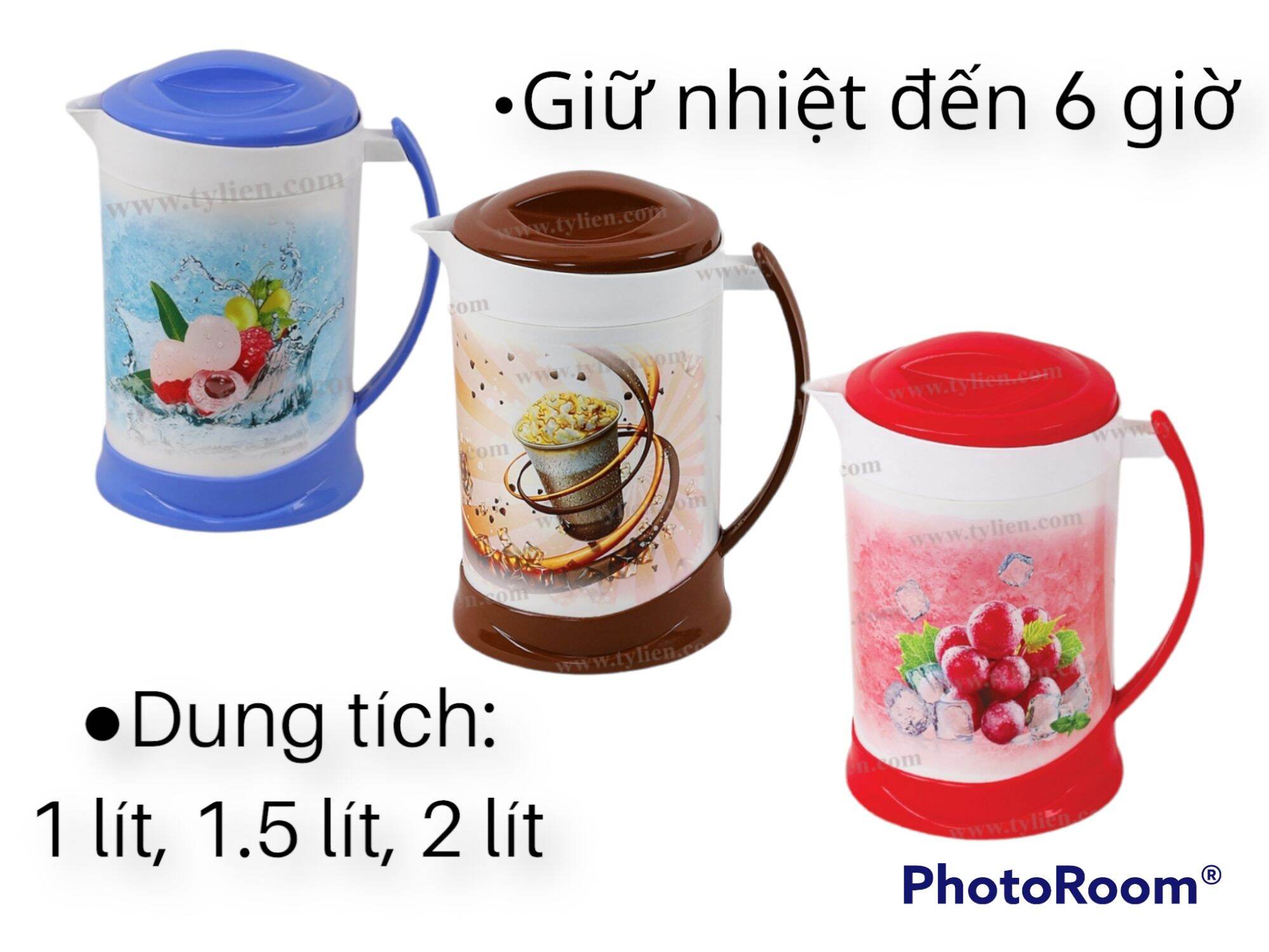 Ca giữ nhiệt Tý Liên - 1 lít, 1.5 lít, 2 lít