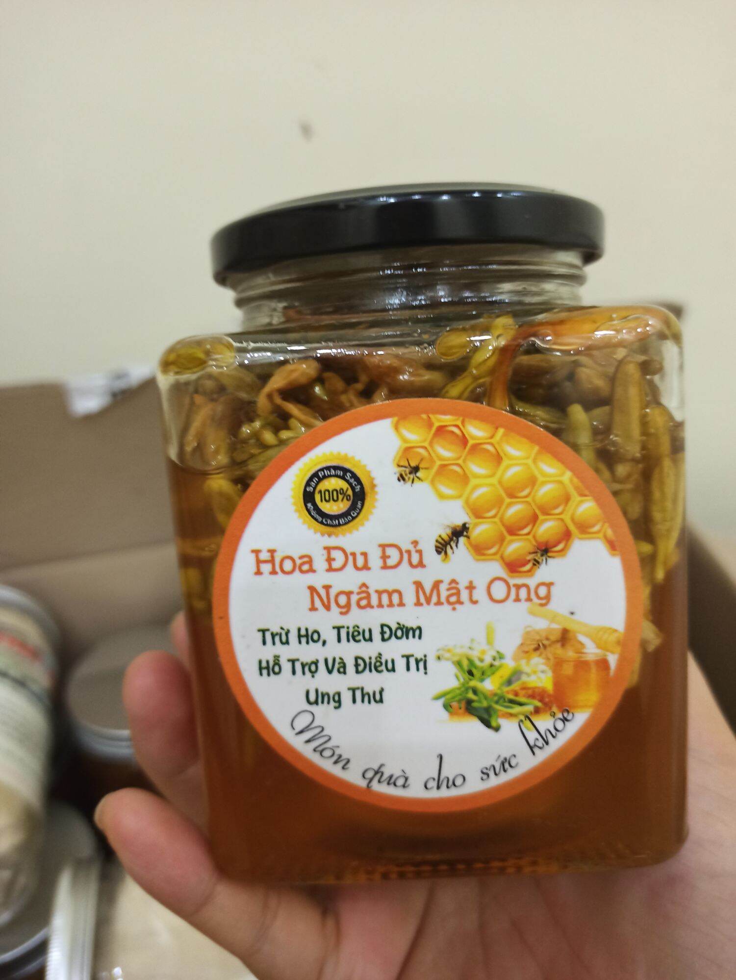 HOA ĐU ĐỦ ĐỰC NGÂM MẬT ONG NGUYÊN CHẤT