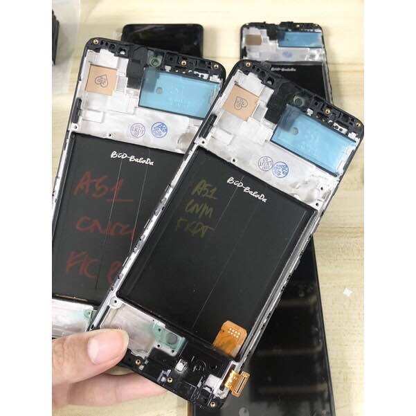 Màn hình liền khung samsung a51 oled , qled hàng cao cấp.