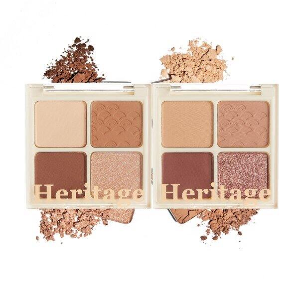 Bảng phấn mắt 4 ô Merzy The Heritage Shadow Palette