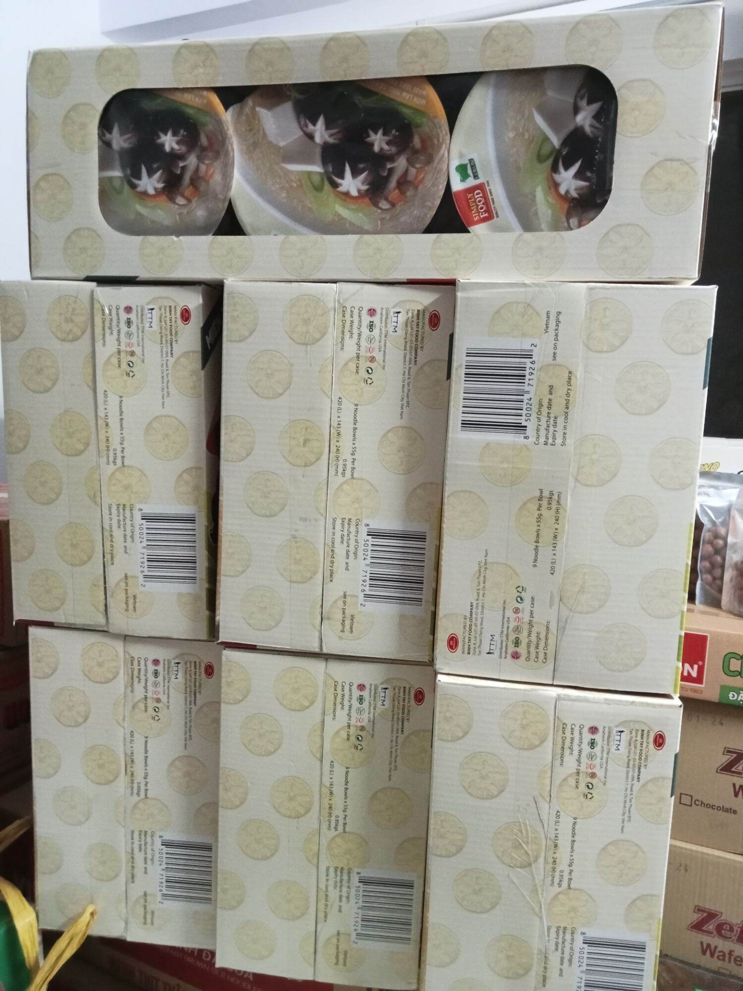 Miến Chay Tô (Hộp/9 Tô*55g)