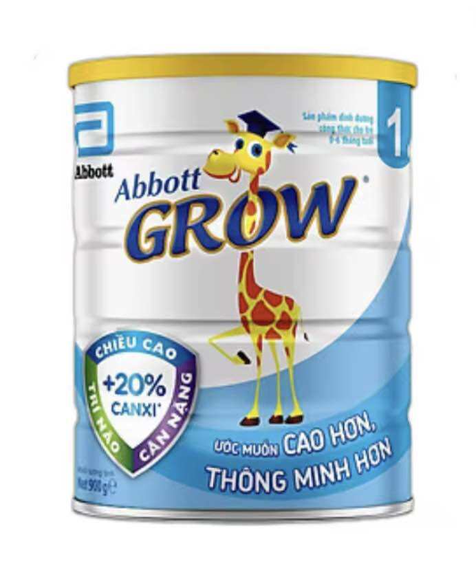 [Date 11.2025] Sữa Bột Abbott Grow 1 900g ( 0-6 tháng )
