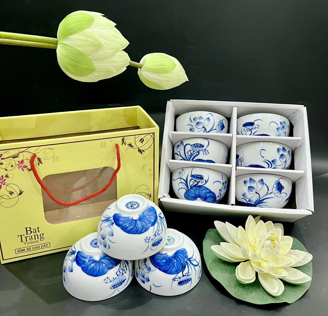 BỘ 6 BÁT ĂN CƠM BÁT TRÀNG