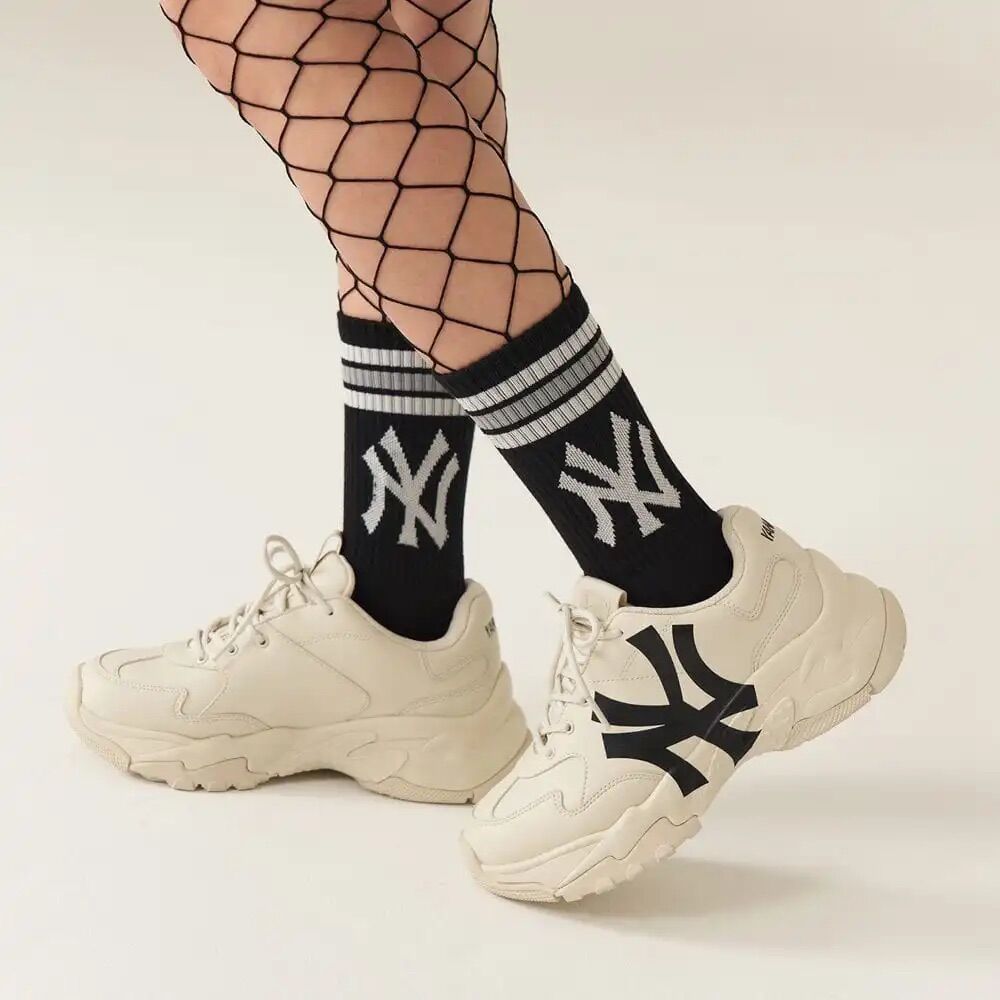 [ Chính Hãng ] Giày MLB Chunky Bigball NY màu Beige