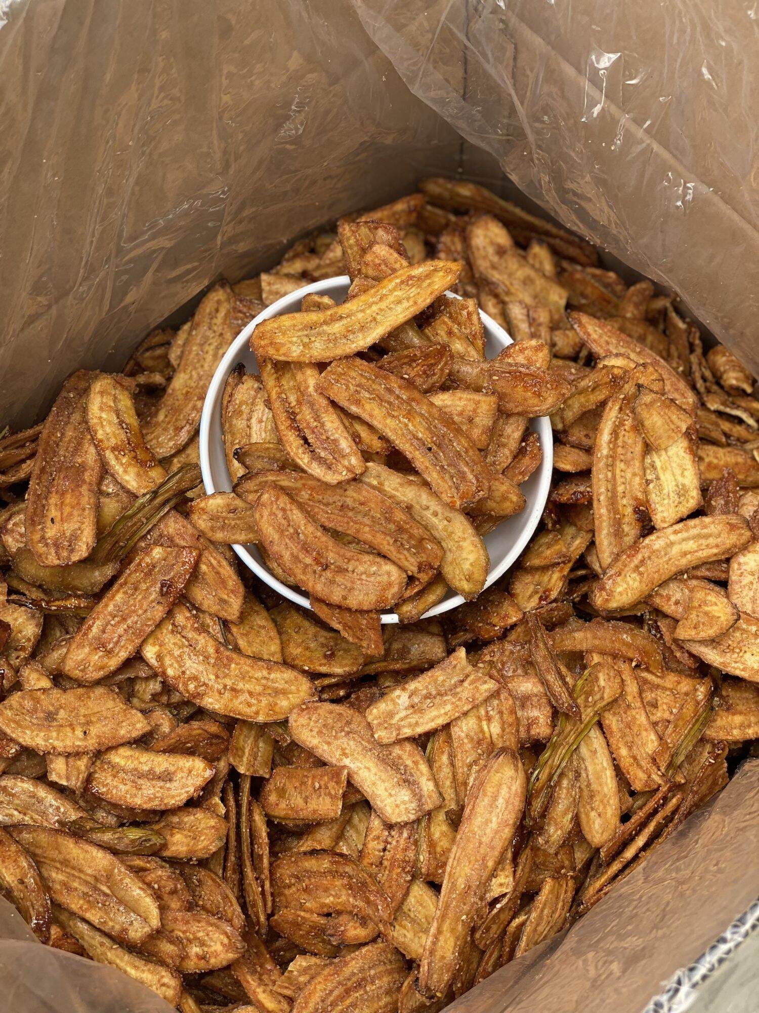 Chuối sấy mè gừng loại ngon 500g