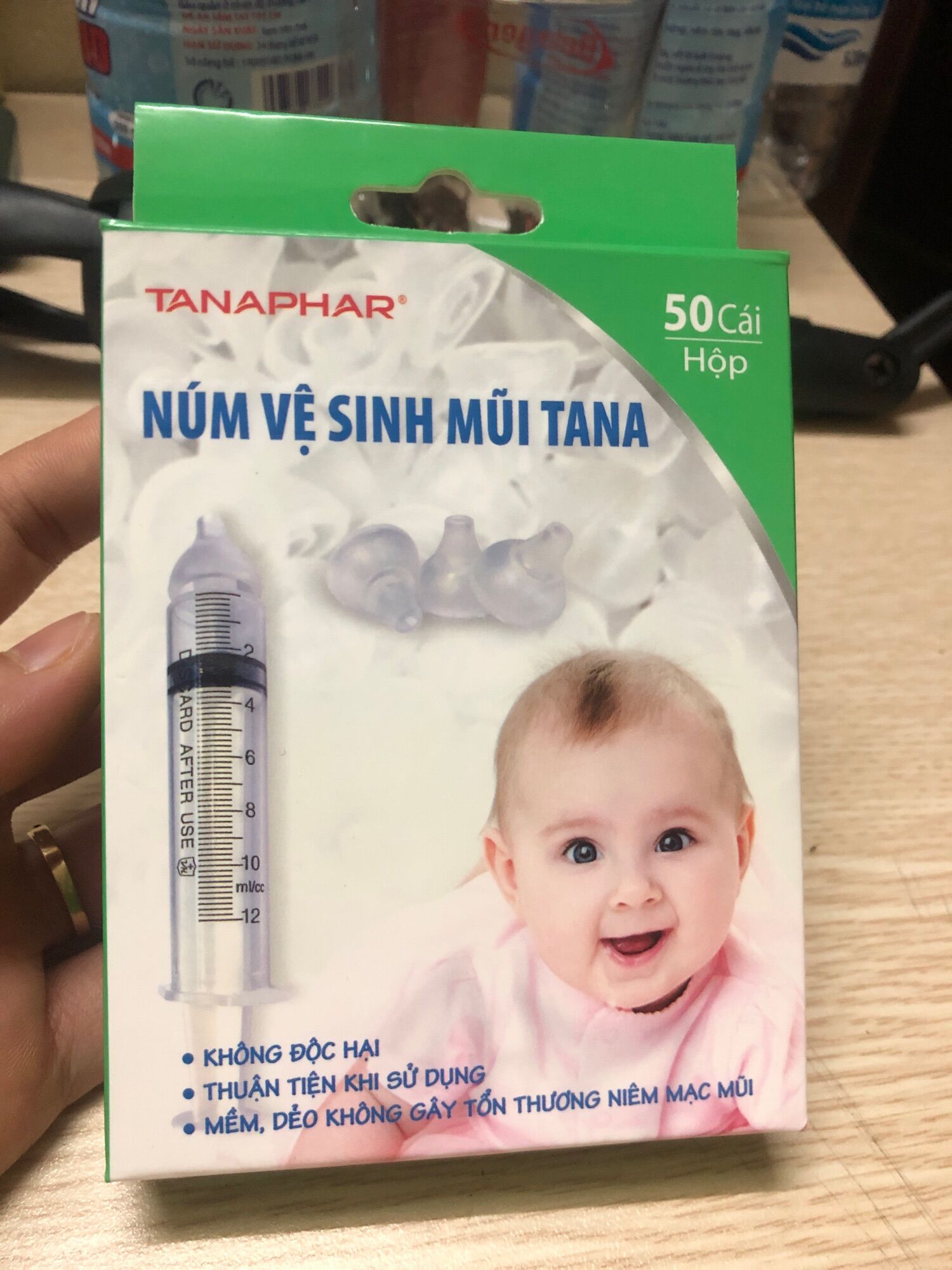 Dụng cụ đầu silicon rửa mũi cho bé ( 1 đầu rửa mũi)