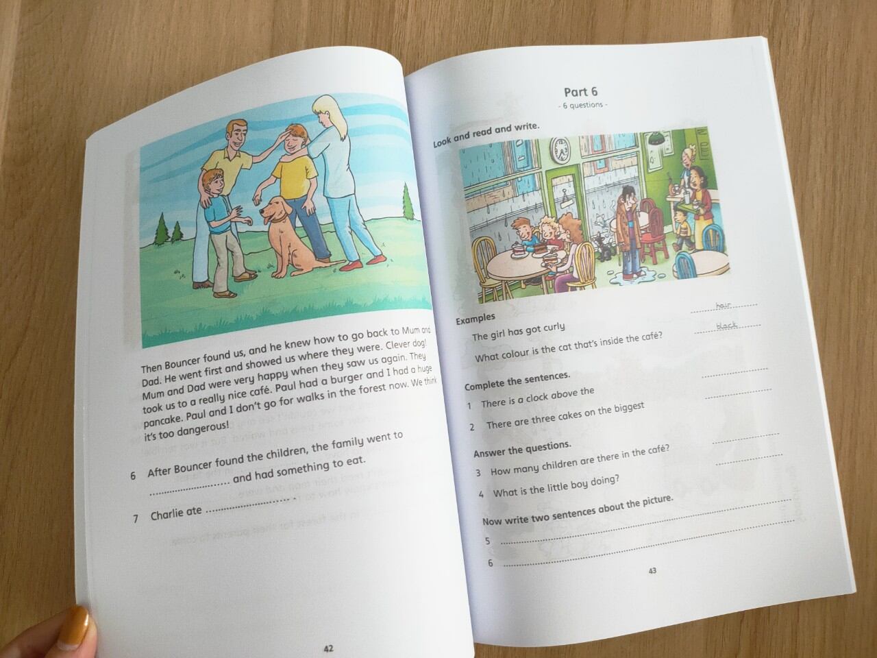 A1 Movers - Practice tests, in màu