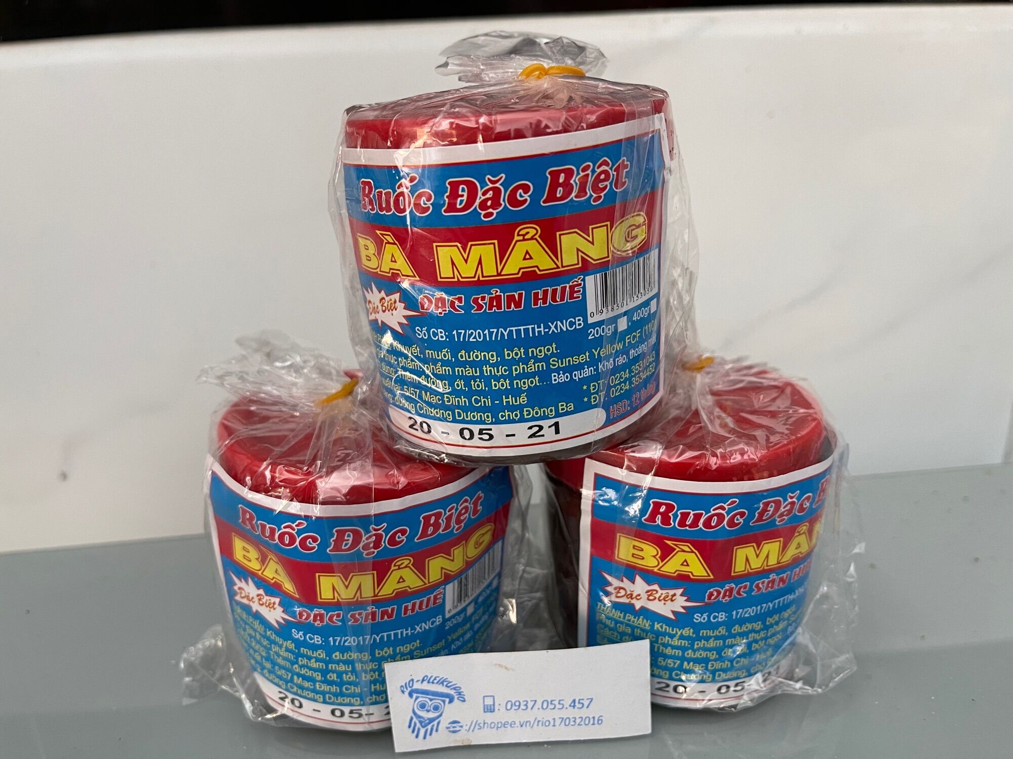 200gr mắm ruốc Bà Mảng