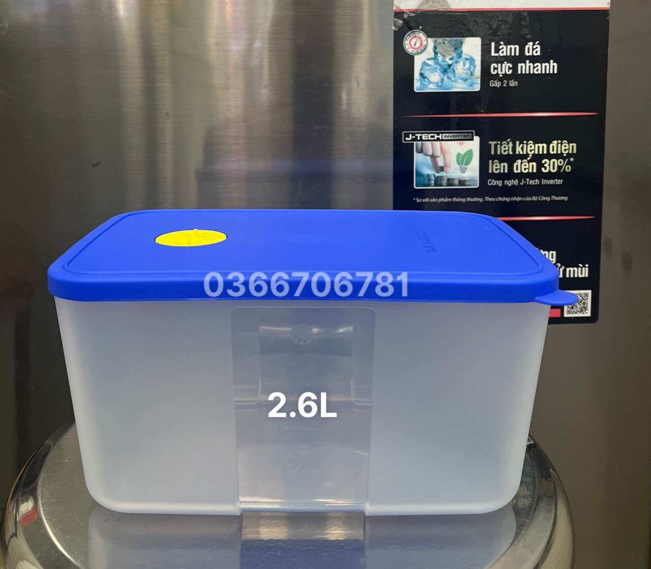 Hộp trữ đông Freezermate 2.3L tupperware