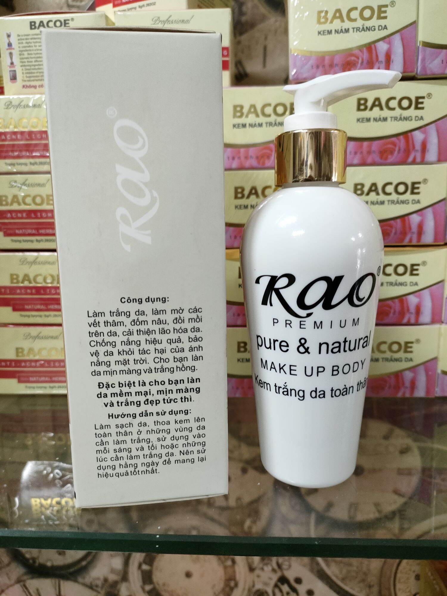Kem dưỡng trắng da toàn thân RAO