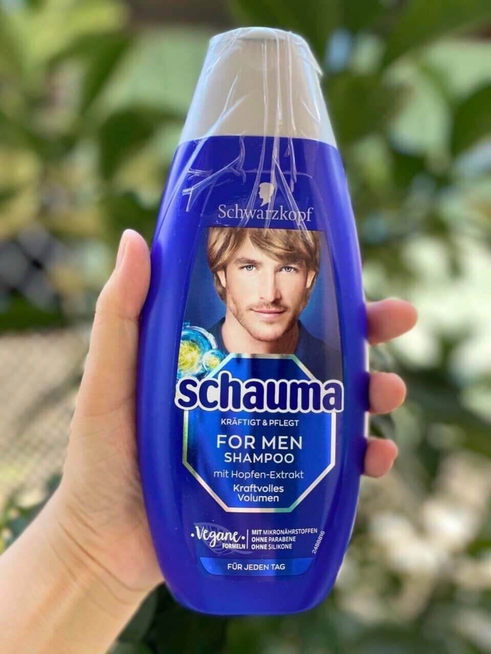 Dầu gội đầu cho tóc gàu schwarzkopf schauma for men-  dành cho nam