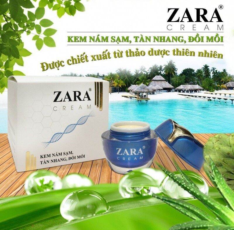 KEM NÁM SẠM TÀN NHANG ĐỒI MỒI ZARA CREAM