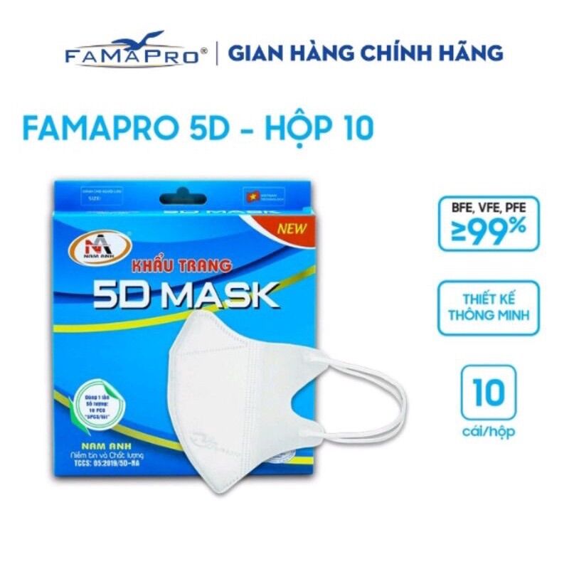 Khẩu trang 5D Famapro