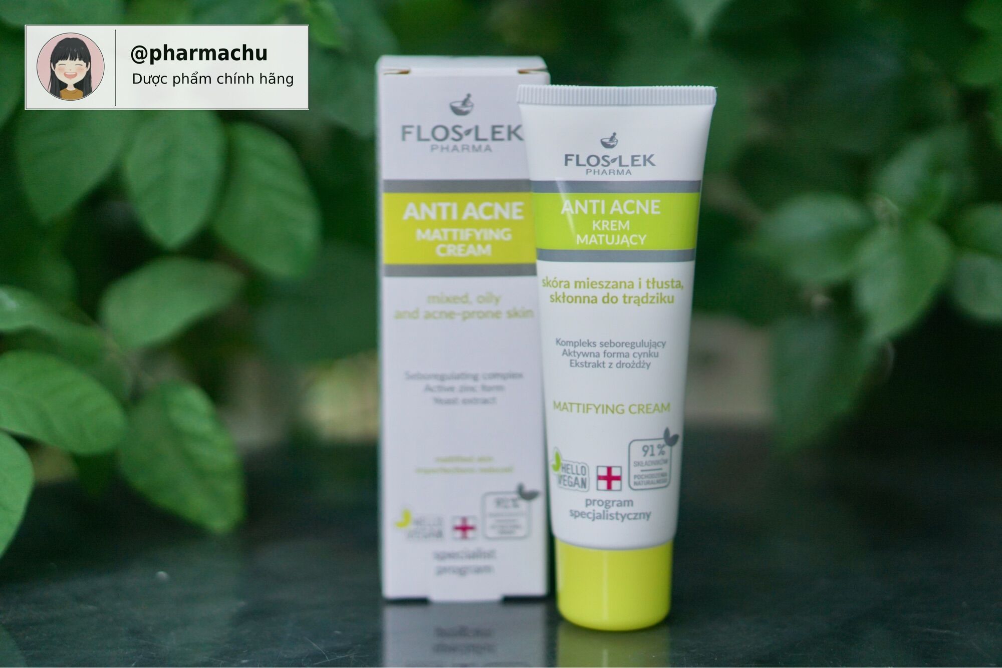 Floslek kem dưỡng kiềm dầu